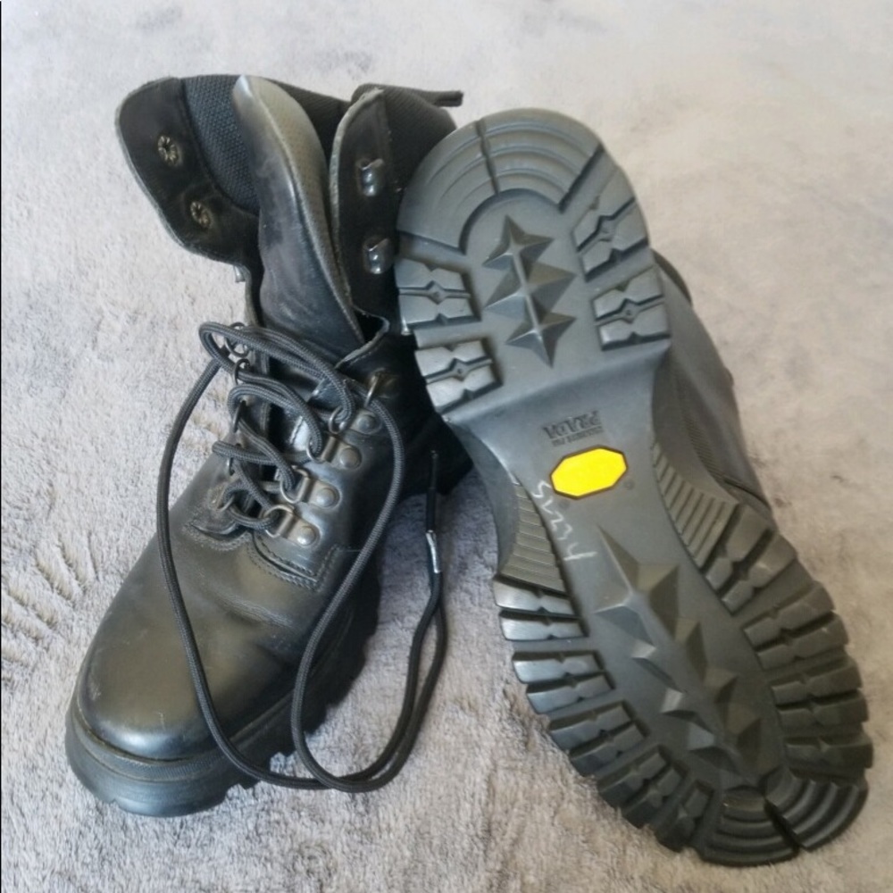 Prada Black Vibram boots